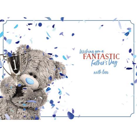 No1 Dad 3D Holographic Me to You Bear Father's Day Card Extra Image 1
